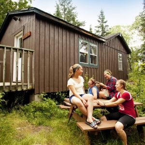 Boundary waters rustic cabin