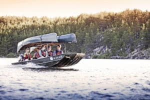 Get a boat ride across Sag Lake and into Quetico Park