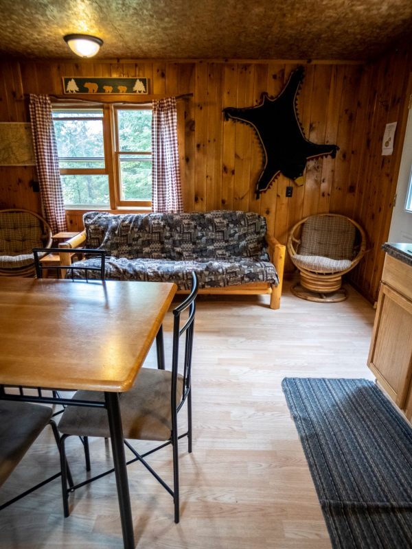 Rustic cabin on the gunflint trail