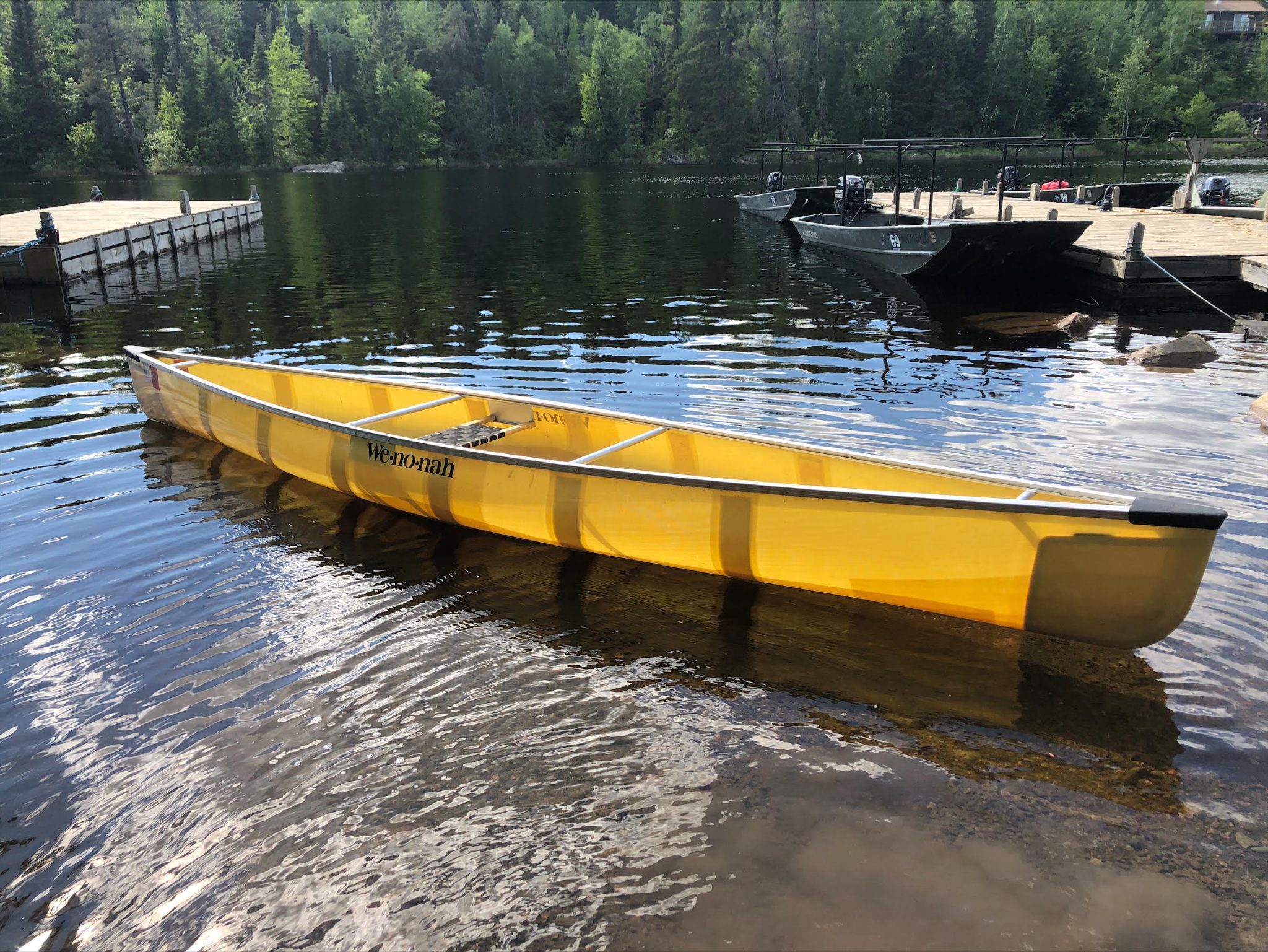 1 Person Wenonah Kevlar Basswood Canoe Solo VOYAGEUR CANOE OUTFITTERS